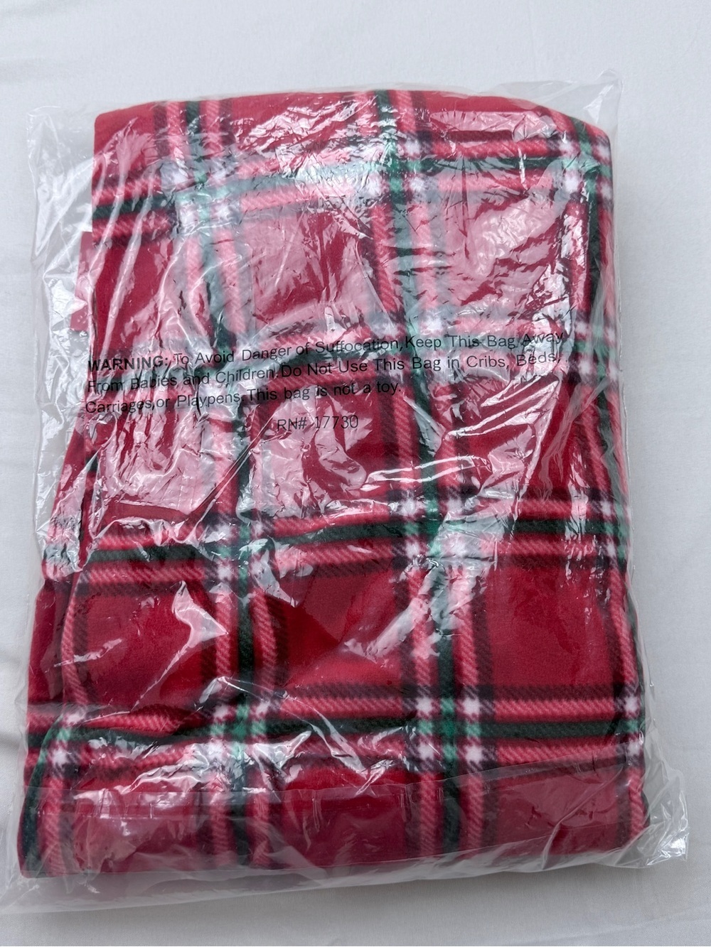 Target Red Plaid Fleece Pajama Pants - Picture 2 of 5